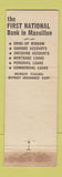 Matchbook Cover - First National Bank Massillon OH WORN