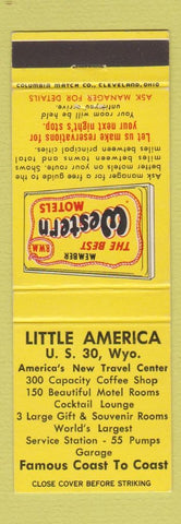 Matchbook Cover - Little America WY Best Western