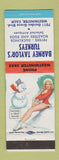 Matchbook Cover - Barney Taylor's Turkeys Westminster CA pinup low phone #