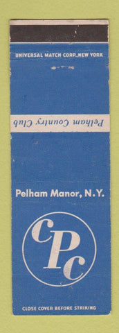 Matchbook Cover - Pelham Country Club Pelham Manor NY