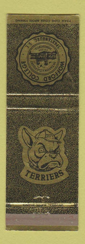 Matchbook Cover - Wofford College Terriers Spartanburg SC WEAR