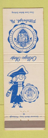 Matchbook Cover - Robert Morris Junior College Pittsburgh PA WEAR