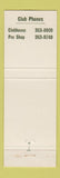 Matchbook Cover - Brynwood Country Club Milwaukee WI