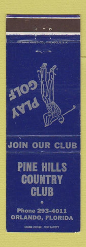 Matchbook Cover - Pine Hills Country Club Orlando FL