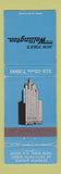 Matchbook Cover - Hotel Wellington New York City WEAR