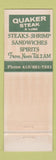 Matchbook Cover - Old Express Restaurant Lounge Sharon PA