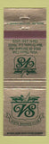 Matchbook Cover - Vista Shores Club New Orleans LA