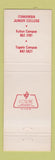 Matchbook Cover - Itawamba Junior College Fulton Tupelo MS