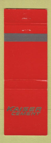 Matchbook Cover - Kaiser Cement