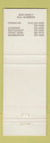 Matchbook Cover - Union League of Philadelphia PA WEAR