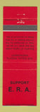Matchbook Cover - Equal Rights Ammendment ERA