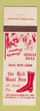 Matchbook Cover - The Red Boot Inn Orient OH WORN BACK
