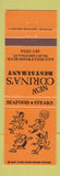 Matchbook Cover - New Corina's Restaurant Mexican Los Angeles CA