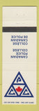 Matchbook Cover - Canadian Police College