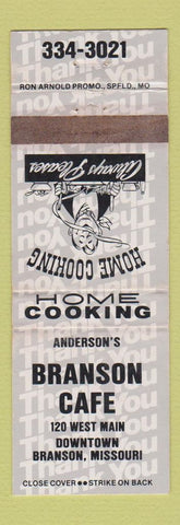 Matchbook Cover - Branson Cafe MO WEAR