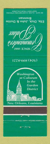 Matchbook Cover - Commander's Palace Restaurant New Orleans LA