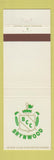 Matchbook Cover - Brynwood Country Club Milwaukee WI