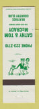 Matchbook Cover - Cathy & Tom McCrady Beatrice Country Club