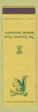 Matchbook Cover - Country Club Brookline MA squirrel
