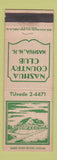 Matchbook Cover - Nashua Country Club NH
