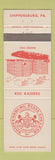 Matchbook Cover - Shippensburg State College Red Raiders PA