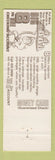 Matchbook Cover - Citizens Bank Shawnee KS David Priboth