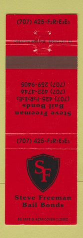 Matchbook Cover - Steve Freeman Bail Bonds