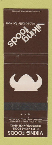 Matchbook Cover - Viking Foods Muskegon MI WEAR