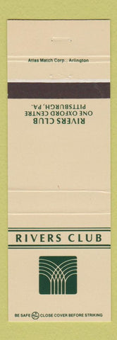 Matchbook Cover - Rivers Club Pittsburgh PA