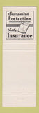 Matchbook Cover - Floyd Holland Supreme Council AASR Cheyenne WY Insurance