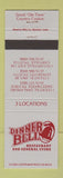 Matchbook Cover - Dinner Bell Restaurant Sweetwater Lenoir City Caryville TN