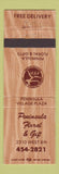 Matchbook Cover - Peninsula Floral and Gift Erie? PA?