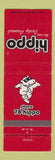 Matchbook Cover - Hippo Party Animal Houston TX WEAR