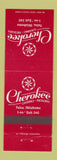 Matchbook Cover - Cherokee Casino Resort Tulsa OK