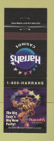 Matchbook Cover - Harrah's Casino New Orleans LA