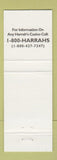 Matchbook Cover - Harrah's Casino New Orleans LA