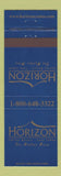 Matchbook Cover - Horizon Casino Resort Lake Tahoe NV