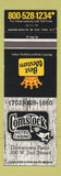 Matchbook Cover - Comstock Hotel Casino Best Western Reno NV