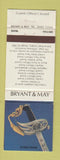 Matchbook Cover - Bryant and May Guards Officer's Sword UK England