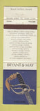 Matchbook Cover - Bryant and May Royal Artillery Sword UK England WEAR