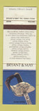 Matchbook Cover - Bryant and May Infantry Officer's Sword UK England WEAR