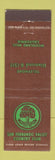 Matchbook Cover - San Fernando Valley Country Club Woodland Hills CA
