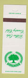 Matchbook Cover - Willow Oaks Country Club