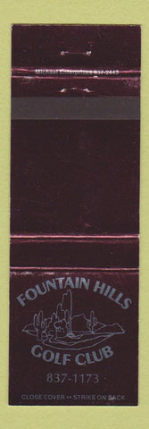 Matchbook Cover - Fountain Hills Golf Club