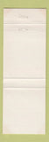 Matchbook Cover - Poppy Hills Pebble Beach CA