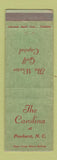 Matchbook Cover - The Carolina Pinehurst NC