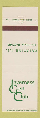 Matchbook Cover - Inverness Golf Club Palatine IL