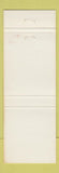 Matchbook Cover - Weston Golf Club WEAR