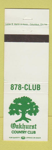Matchbook Cover - Oakhurst Country Club