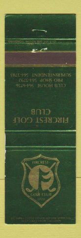Matchbook Cover - Fircrest Golf Club